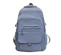 Zaino Scolastico Leggero Impermeabile Multi-tasche Per Studentesse,Blu | Cuciture rinforzate e tasca posteriore segreta per proteggere oggetti di valore ogni giorno