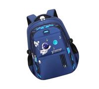 Zaino scolastico per bambini capacità a tema astronauta Pratico tessuto Oxford resistente agli strappi per lo studio quotidiano Zaino scolastico essenziale capacità