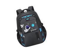 Zaino scolastico per bambini capacità a tema astronauta Pratico tessuto Oxford resistente agli strappi per lo studio quotidiano Zaino scolastico essenziale capacità