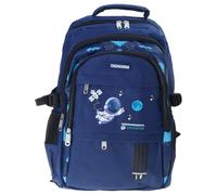 Zaino scolastico per bambini capacità a tema astronauta Pratico tessuto Oxford resistente agli strappi per lo studio quotidiano Zaino scolastico essenziale capacità