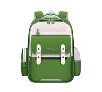 Zaino scolastico per bambini Cloud Glow in the Dark per ragazzi e ragazze dalla 1 alla 6 classe, zaino leggero con spallacci e cintura per ragazze dai 5 ai 17 anni (Green, M)