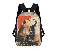 Zaino Scolastico Per Bambini Stampato in 3D Abstract Bober Kurwa Beaver Graffiti Zaino Per Bambini Ad Alta Capacità, Zaino Da Viaggio Alla Moda, Borsa Scolastica Per Bambini, Zaino Casual 17inch