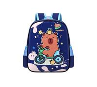 Zaino scolastico per bambini, zaino scolastico per bambini Capybara, zaino scolastico impermeabile per cartoni animati fresco e carino, tre misure tra cui scegliere,Blu,Small