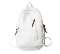 Zaino scolastico per ragazzi ragazze scuola media bookbags ragazzi compatto fotocamera zaino, bianco, Etichettalia unica