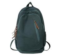 Zaino scolastico per ragazzi ragazze scuola media bookbags ragazzi compatto fotocamera zaino, Verde, Etichettalia unica