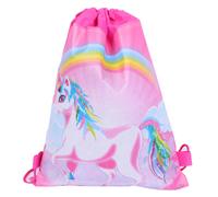 Zaino scolastico per scarpe e abbigliamento da ginnastica con motivo Unicorno 35x27 cm