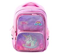 Zaino scolastico rosa 20L con unicorno e cintura toracica