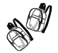 Zaino scolastico trasparente da 2 pezzi: mini zaino trasparente per bambini