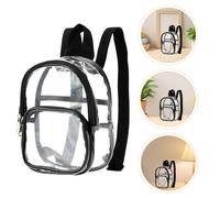 Zaino scolastico trasparente da 2 pezzi: mini zaino trasparente per bambini