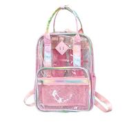 Zaino Scolastico Trasparente Leggero per Bambini con Grande Capacità Ideale per Attività Sportive e Uso Quotidiano (One Size)