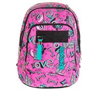 Zaino scuola advanced SEVEN - KEYS - Rosa - 30 LT - inserti rifrangenti - Supporto USB