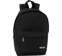 Zaino Scuola americano Comix Nero Monocolore in tela Tinta unita unisex