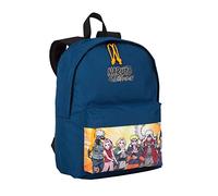 Zaino Scuola Americano Naruto - Scomparto Principale e Tasca Frontale - Include Porta Computer e Interno Foderato - Spallacci e Schienale Imbottiti - 40 x 31 x 13 cm - Toybags