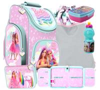 Zaino scuola BARBIE set BARBIE 5 pezzi zaino scuola set astuccio portapenne b...