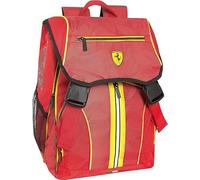 Zaino Scuola Compatibile con Ferrari Organizzato Rotondo conTasche 41x30x14 cm