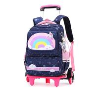 Zaino Scuola con Ruote Elementare Bambina Zaino Trolley Scuola Ragazza Zaini Bambina Ragazzi Elementare Zainetti Bambini con Rotelle Primario