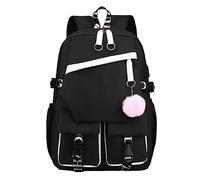 Zaino Scuola Elementare Bambina, Zaino Bambini Resistente, 2023 Borsa a Tracolla in Tessuto per Stampa a trasferimento di Calore con Ricarica USB Zaino da Esterno per Studenti delle scuole secondarie