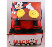 ZAINO SCUOLA ELEMENTARE MICKEY MOUSE ESTENSIBILE CON TASCA FRONTALE 41CM