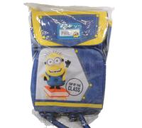 ZAINO SCUOLA ELEMENTARE NUOVO 28X20X40 ESTENSIBILE MINIONS