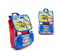 ZAINO SCUOLA ELEMENTARE PAW PATROL BOY ESTENSIBILE CON TASCA FRONTALE 41CM