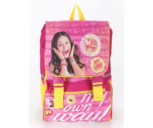 ZAINO SCUOLA ELEMENTARE SOY LUNA ESTENSIBILE CON TASCA FRONTALE 41CM