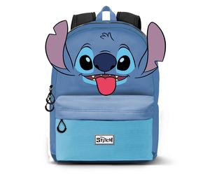 Zaino Scuola Elementare Tondo Stitch Scomparto Unico per Bambini Karactermania