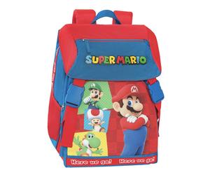 ZAINO scuola ESTENSIBILE classico SUPER MARIO supermario STD cartella