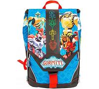 Zaino Scuola Gormiti Estensibile 40x29x9(13) cm con Carta Leggi Simboli Prodotto Ufficiale