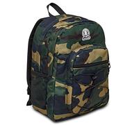 Invicta Zaino Scuola Dial Fantasy, Verde Camouflage, Zaino Doppio Scomparto con Tasca Porta PC, Tasche Porta Borraccia e Tasca con Organizer, Maxi Capienza, Scuola, Lavoro