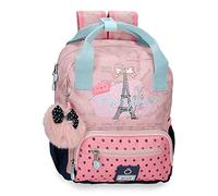 Zaino scuola materna Enso Bonjour rosa 23x28x10 cm Poliestere 6.44L