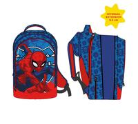 Zaino Scuola Medio 41 Cm Spiderman ROSSO | MASCHIO CERDà