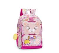Zaino Scuola organizzato con chiusure a Zip Orso Mofu Mofu Bambina 28L con Stampe Fluffy