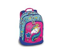 ZAINO SCUOLA ORGANIZZATO KIT UNICORN YOUNG COOL GIRL -A-