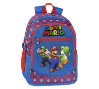 Franco Cosimo Panini Zaino organizzato scolastico Super Mario Bros Mario Luigi Joshi