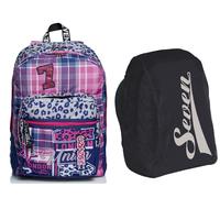 Zaino Scuola Outsize SEVEN - CHEER GIRL, Viola, Doppio Scomparto + Coprizaino