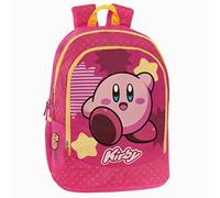 Kirby, Zaino organizzato Unisex-Bambini e ragazzi, Rosa, Taglia unica