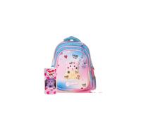 Zaino scuola Primaria Coccolotti con Peluche Coccolotto omaggio - Colourbook - Fantasia Coccolotti: Love Rosa