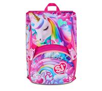 SJ GANG STYLE JAM GANG Zaino Scuola Estensibile Big, Fucsia, Zaino con Divisorio Interno, Tasca Superiore con Ali a Scomparsa, Tasca per Borraccia, 24 L, Zaino Scuola Elementare, Zaino Bambina