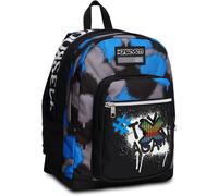 Seven Zaino FREETHINK Yourself Boy Blu con dispositivo LED, tasca porta PC, Scuola e Tempo Libero