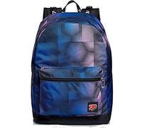 Zaino Scuola Seven Invicta Cyberspace Blu Viola con LED 44x33x16 cm Reversibile