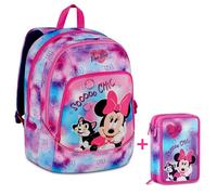 Zaino Scuola Seven Minnie Chic Sooooo + Astuccio 3 Zip