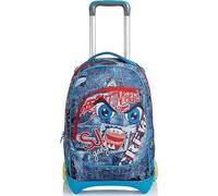 Zaino scuola SEVEN sj face boy con trolley staccabile