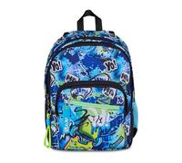 SJ GANG STYLE JAM GANG Zaino Scuola Doppio Scomparto, Sj Ever Cloudy Blue, Azzurro, 31 L, Con Tasca Porta Borraccia e Charm Staccabile, Elementari, Bambino