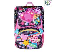 SJ GANG SEVEN ZAINO ESTENSIBILE BIG GAME LED GIRL NEW COLLECTION SCUOLA