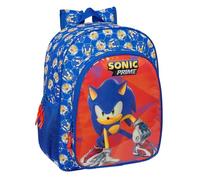 Zaino Scuola Sonic Prime Azzurro 32 x 38 x 12 cm