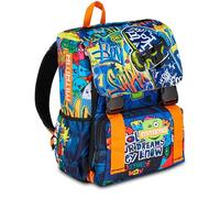 Zaino scuola Triplo Scomparto Mitama SKATE DREAM, bambino, estensibile, scuola elementare e media