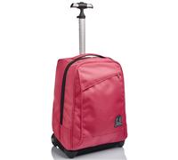 Zaino Scuola Trolley Invicta , Benin Eco-Material, Rosa, 2 in 1 con Spallacci