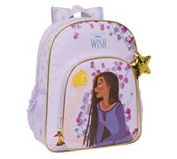 Safta WISH - Zaino scuola per bambini, adattabile a carrozzina, ideale per bambini in età scolare, comodo e versatile, qualità e resistenza, 32 x 12 x 38 cm, colore lilla, viola, Estándar, Casual