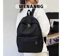 Zaino semplice in tinta unita, casual e versatile, con design a cerniera, leggero e facile da trasportare, adatto per studenti. Questa elegante borsa a tracolla presenta un design in tinta unita, adat