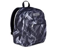 Seven Zaino Scuola Freethink, Nero Grigio, Doppio Scomparto Con Tasca per PC e Tasca per Borraccia, 34 L, Scuola Media e Superiore, Zaino Ragazzo